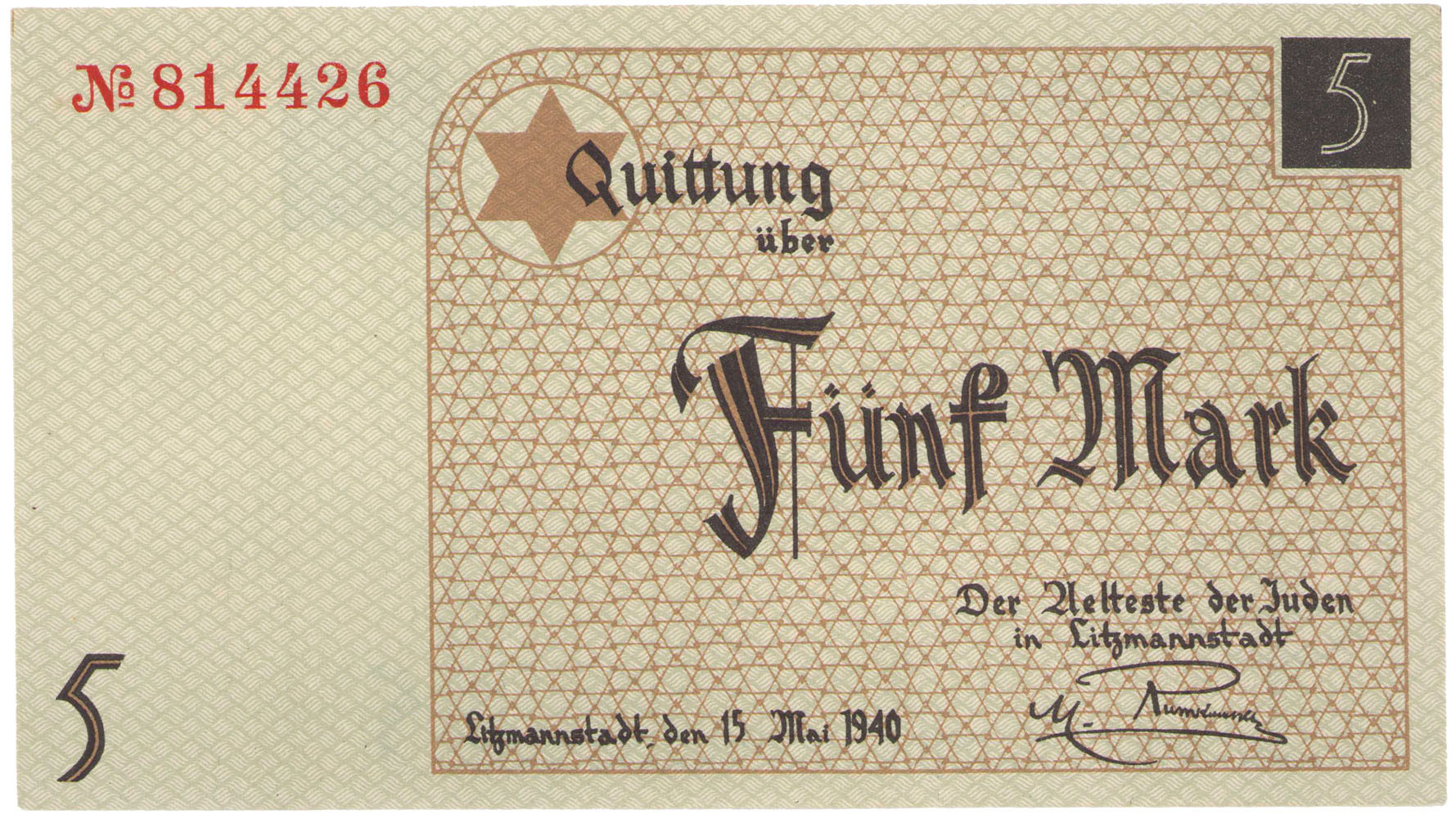 Getto Łódź. 5 marek 1940 - PIĘKNE
